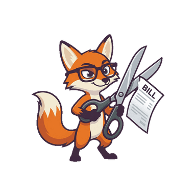 Agent Loop fox illustration for step 02: We investigate the bill